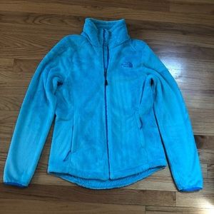 Blue North Face jacket